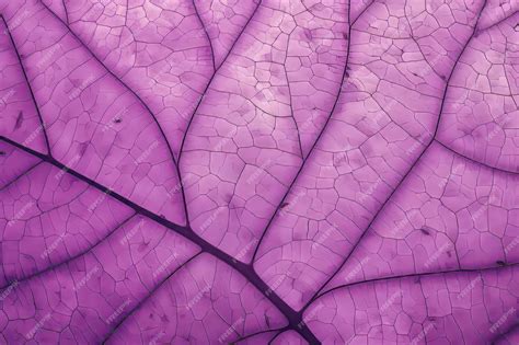 Premium Ai Image Purple Veins Of Autumns Skeleton Leaves A Beautiful