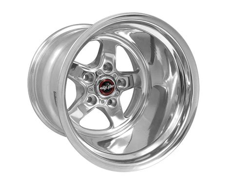 Race Star Wheels 92 Drag Star Wheel 15x14 5x475 89mm Polished Silver