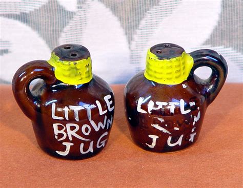 Little Brown Jugs Salt And Pepper Set Classic Po White Tr Flickr
