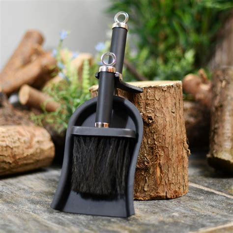 4.5 out of 5 stars. Modern Black and Chrome Brush and Pan Set | Black Country ...