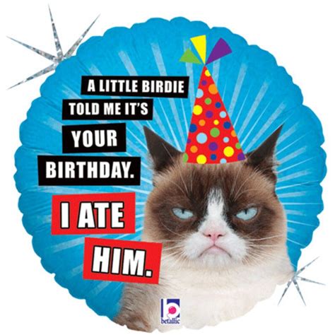 Grumpy Cat Balloon Package This Is My Party Face Grumpy Cat Etsy