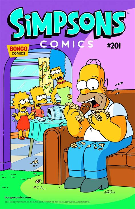 Bart And Lisa Tried To Find Cookies In The Jar Which Was Empty But There Is Homer Eating All