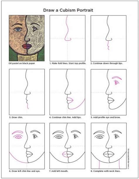 How To Draw Like Picasso · Art Projects For Kids Cubism Portrait