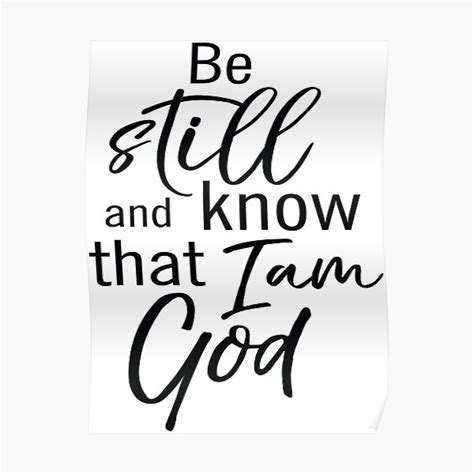 Be Still And Know I Am God Psalm 4610 Metal Bible Verse Sign