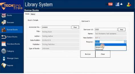 Library Management System Using Visual Basic Rezfoods Resep Masakan