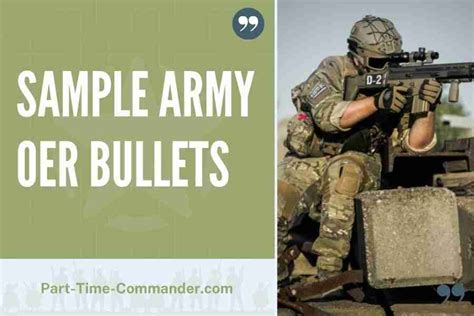 Sample Army Oer Bullets And Comments Examples Tipsand Ideas Competency
