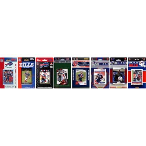 Candicollectables Bills813ts Nfl Buffalo Bills 8 Different Licensed