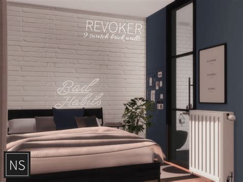 Trademarks, all rights of images and videos found in this site reserved by its respective owners. Revoker Brick Walls by networksims at TSR » Sims 4 Updates