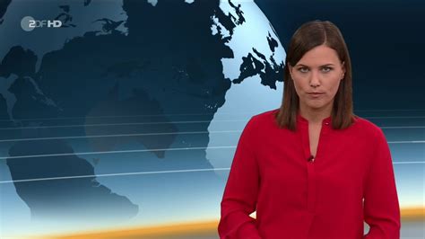 Hanna Zimmermann Beim Heute Journal Update Im ZDF Am 07 09 2020