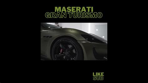 Chill Maserati Granturismo Must Watch Car Cinematic Shorts Youtube