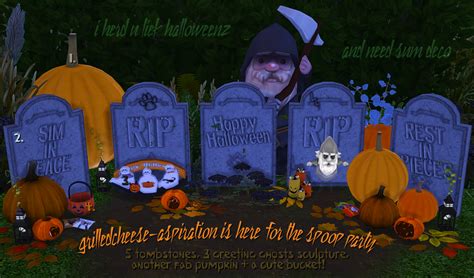 My Sims 4 Blog Ts2 And Ts3 Halloween Tombstones And More