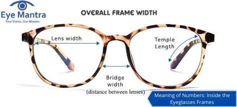 meaning of numbers inside eyeglasses frames frame size dimension