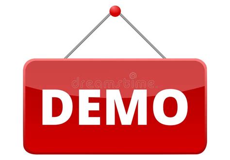 Demo Sign Icon Stamp Stock Vector Illustration Of Long 92101308
