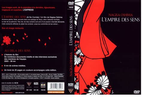 Jaquette Dvd De Lempire Des Sens Cinéma Passion