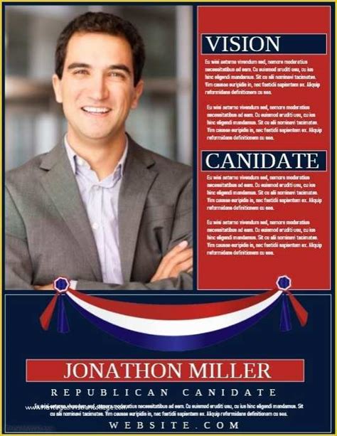 Election Flyer Template Free Of Customize 1 010 Campaign Poster