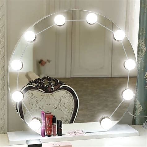 3.5 out of 5 stars. Mirror Lighting For Makeup Day White Vanity Mirror Lights ...