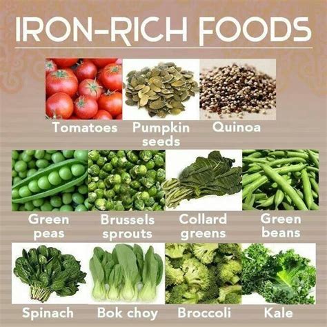 List Of Iron Rich Foods Fitness Is A Lifestyle Pinterest