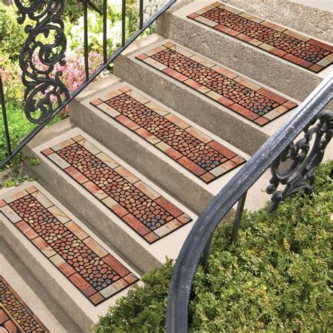 Stone And Pebbles Terracotta Stair Tread In 2022 Stair Treads Stairs
