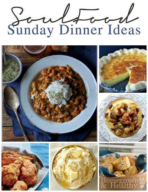 Each menu features easter side dish recipes and delectable spring desserts. Soul Food Sunday Dinner Ideas | Easy sunday dinner, Soul ...