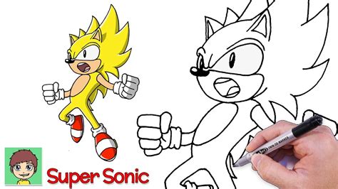 Como Desenhar O Super Sonic Passo A Passo Facil Desenho Para Desenhar