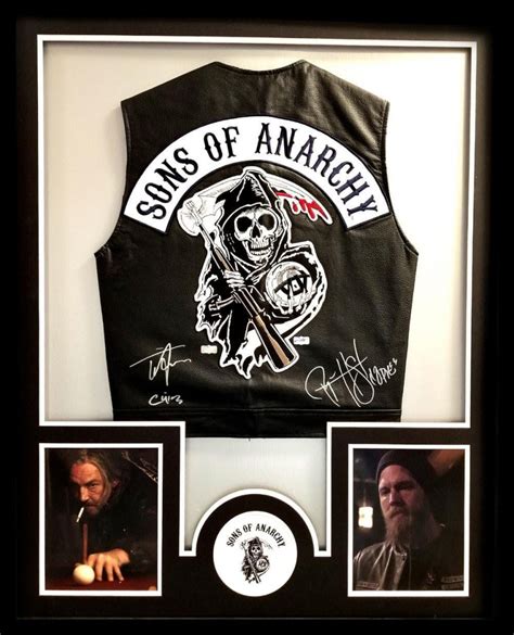 Tommy Flanagan And Ryan Hurst Signed Sons Of Anarchy 34x42 Custom