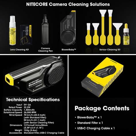 Nitecore Blowerbaby The Worlds First Electronic Photography Blower