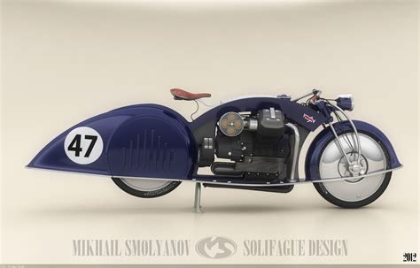 1934 Voisin Aerodyne Inspired Vsn 47 Concept Motorcycle