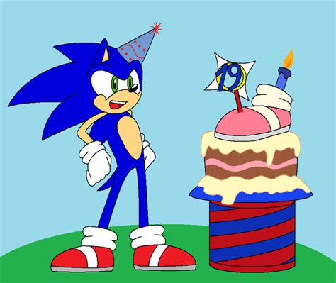 Happy Birthday Sonic By Hannathehedgehog On Deviantart