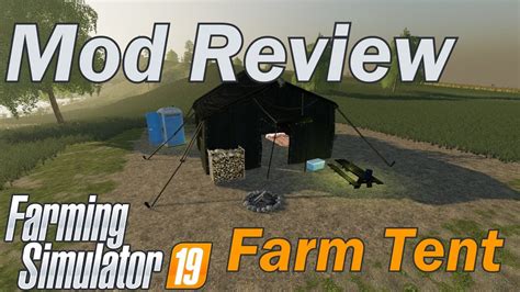Farming Simulator 19 Mod Review Farm Tent Youtube