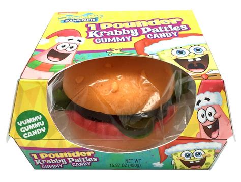 Spongebob Squarepants 1 Pounder Giant Krabby Patty Gummy Candy