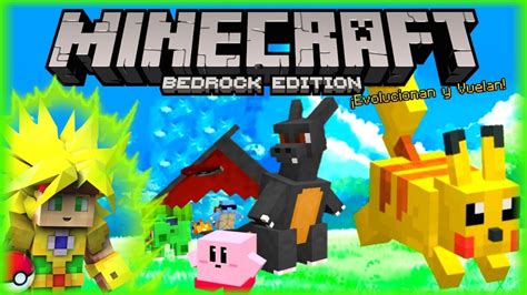 Minecraft Bedrock Edition Pokemon Server Realm Addon Youtube 30a