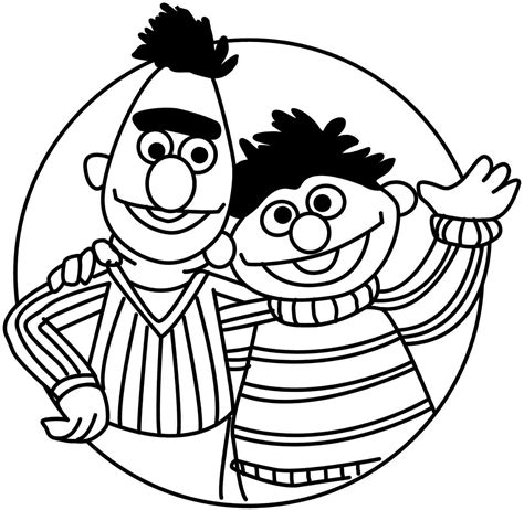 Bert Coloring Pages