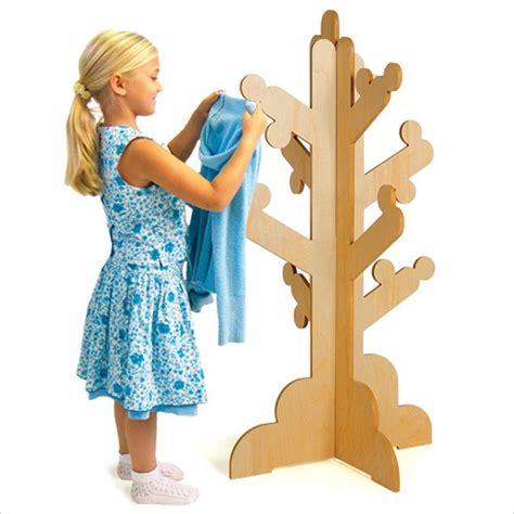 Modern Wood Clothes Rack For Kids 2 E1294150555619 Modern Wood Clothes