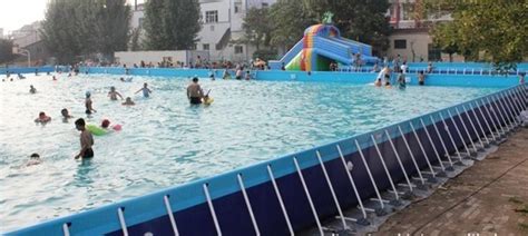 China Large Size Above Ground Metal Frame Swimming Pool
