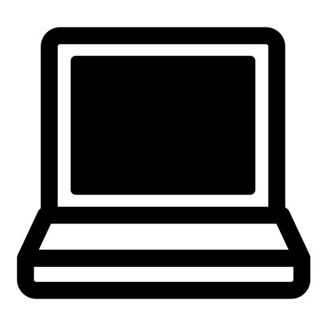 Free Laptop Clipart Black And White Download Free Laptop Clipart Black