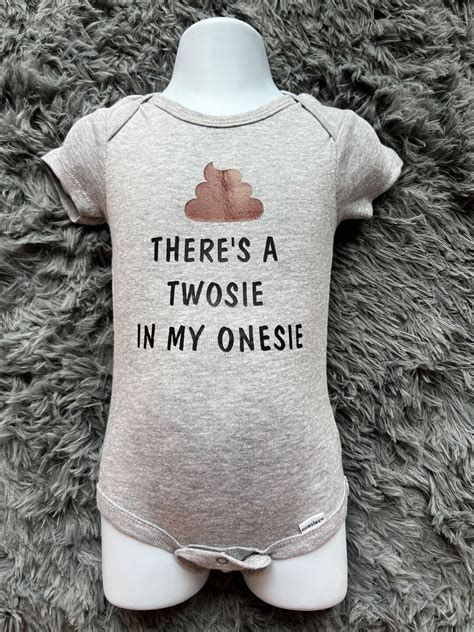 Theres A Twosie In My Onesie Onesie Etsy