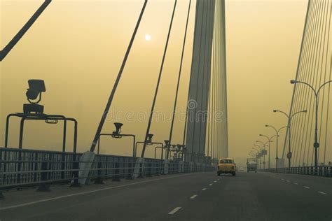 Vidyasagar Setu Longest Cable Stayed Bridge In India Stock Image