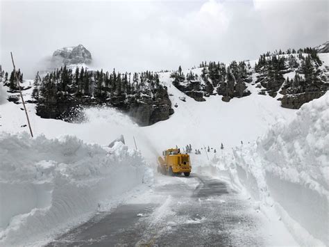 Snow Plow Crews Have Reached Logan Pass In Glacier