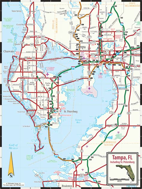 Map Of Tampa Bay Florida Welcome Guide Map To Tampa Bay Florida Map