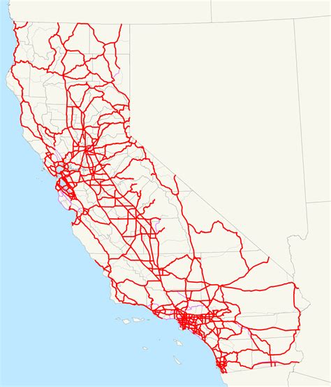 List Of Interstate Highways In California Wikipedia