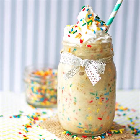 For her 17th birthday my daughter requested a dessert night for herself and around ten of her best friends. Birthday Cake Protein Shake {Healthy, Dairy-Free, Paleo} - Kelley and Cricket