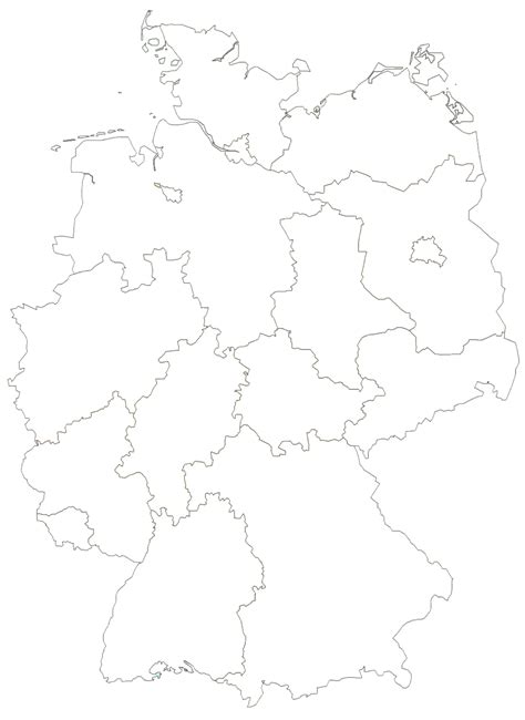 ドイツ ドイツの地図 連邦州 Pixabayの無料画像 Pixabay