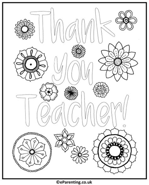 Printable Teacher Appreciation Coloring Pages Printable Word Searches