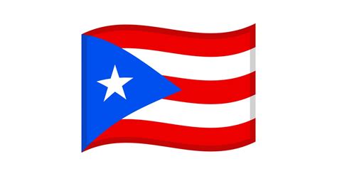 Flag Puerto Rico Emoji PR Flag Emoji