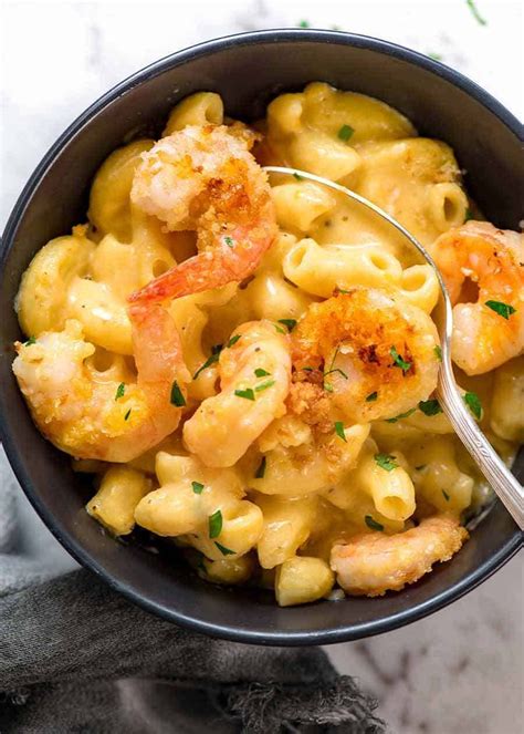 Garlic Shrimp Mac And Cheese Recipe Recipetin Eats Seafood Mac And