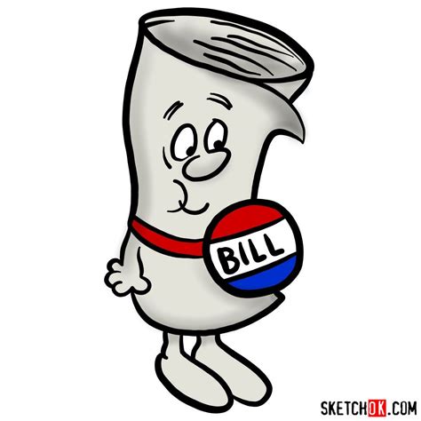 How To Draw Bill From School House Rock Step By Step Drawing