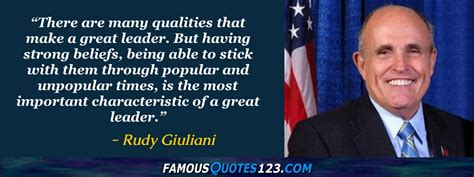 Rudy Giuliani Quotes On People Time Greatness And World