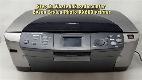 Reset Epson Stylus Photo Rx600 Waste Ink Pad Counter Youtube