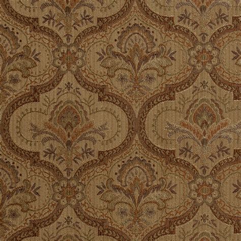 Antique Gold Damask Damask Upholstery Fabric