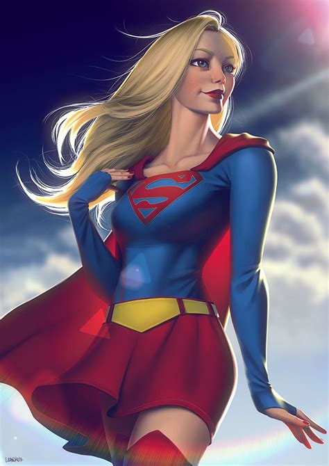 Artstation Supergirl Leandro Franci Supergirl Comic Supergirl